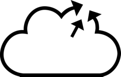 Cloud Direction Out Craft Design Svg File, Free Vectors File